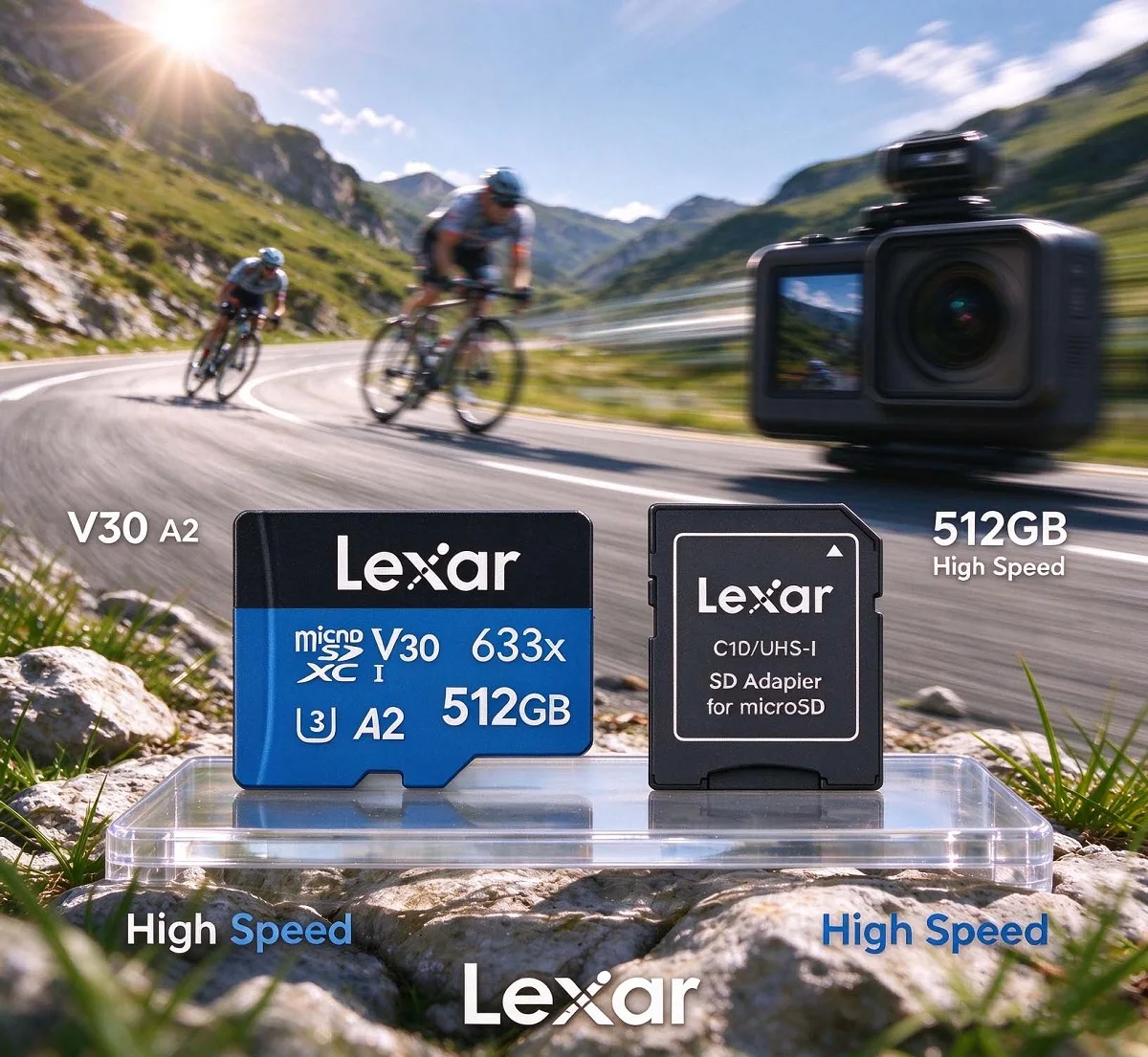 Memory Card Ssd - Карта памяти Lexar BLUE Series 633x,