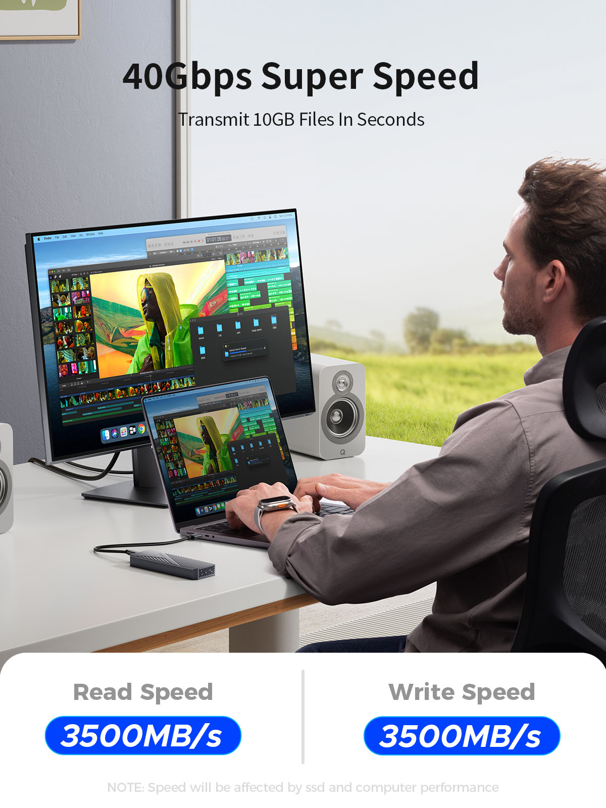 ORICO USB4, корпус для твердот – обзор и цена Usb4 40Gbps External Ssd 8Tb