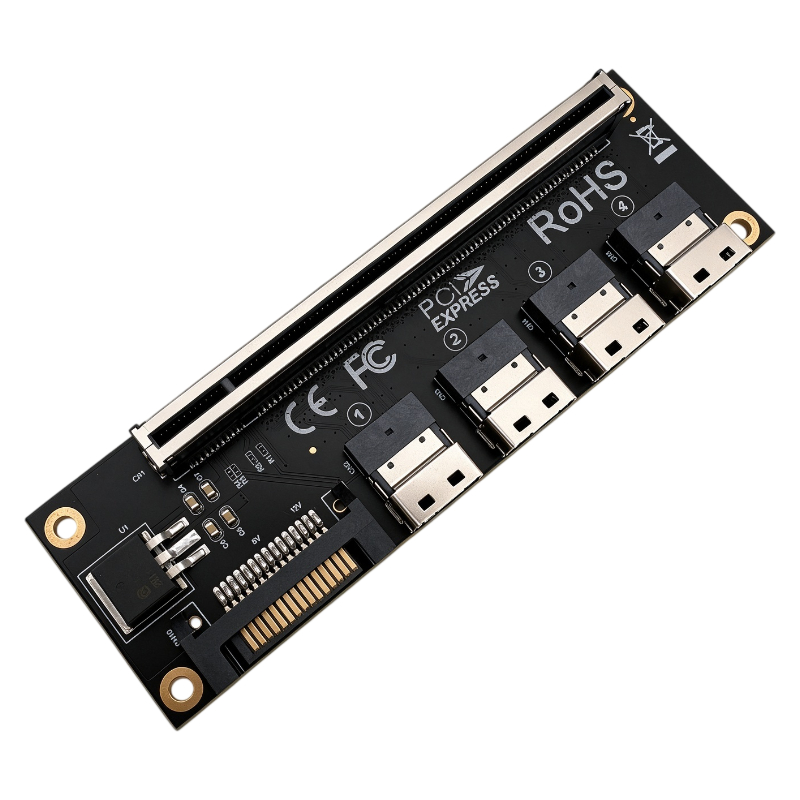 Карта-адаптер PCIe 4.0 X16 с 4 – обзор и цена Memory Card Ssd