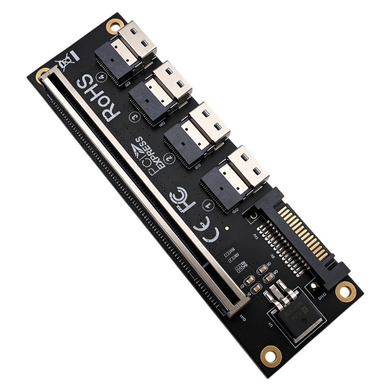 Карта-адаптер PCIe 4.0 X16 с 4 – обзор и цена Memory Card Ssd